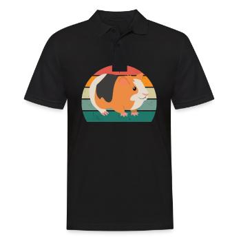 Guinea pig guinea pig mom guinea pig - Men's Polo Shirt - black - Front - Kai (181cm)
