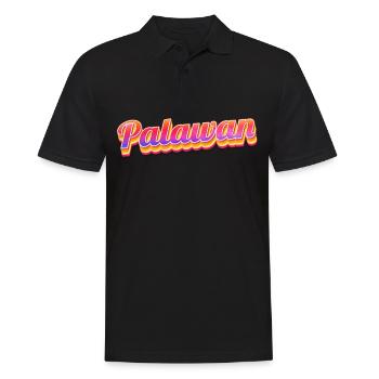 Vintage Philippines Holiday Tour Asia Palawan - Polo Homme - noir - Devant - Kai (181cm)