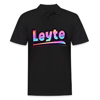 Vintage Philippines Holiday Asia Leyte - Polo Homme - noir - Devant - Kai (181cm)