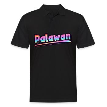 Vintage Philippines Holiday Tour Asia Palawan - Polo Homme - noir - Devant - Kai (181cm)