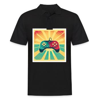 Every Now And Then I Leave My Room Gamer Gaming - Männer Poloshirt - Schwarz - Vorne - Kai (181cm)