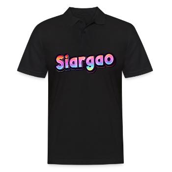 Vintage Philippines Holiday Asia Siargao - Polo Homme - noir - Devant - Kai (181cm)