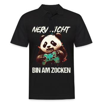 Nur noch eine Runde dann hör ich auf Kinder Gaming - Männer Poloshirt - Schwarz - Vorne - Kai (181cm)