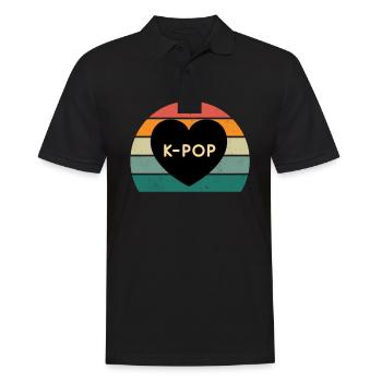 Musique Japon K-Popper K-Popperin Musiciens K-Pop - Polo Homme - noir - Devant - Kai (181cm)