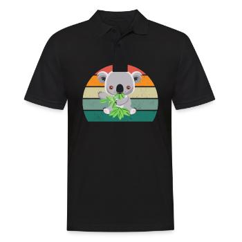 Koalas Koala Bear Australia Marsupial Pouch Koala - Polo Homme - noir - Devant - Kai (181cm)