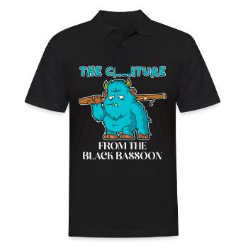 The Creature from the Black Bassoon for a - Männer Poloshirt - Schwarz - Vorne - Kai (181cm)