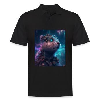Science Fiction Evolved Animal Robot Otter - Polo Homme - noir - Devant - Kai (181cm)