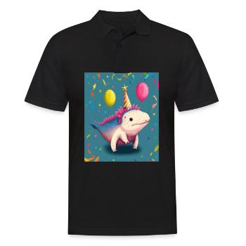 Cinco De Mayo Pinata Party Cute Axolotl Pinata - Polo Homme - noir - Devant - Kai (181cm)