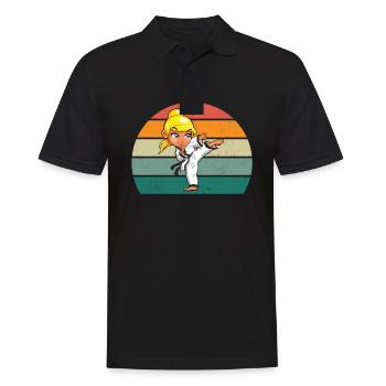 Arts Martiaux Arts Martiaux Judo Aïkido Karaté Boxe - Polo Homme - noir - Devant - Kai (181cm)