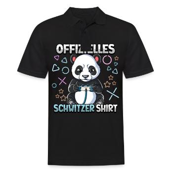 Offizielles Schwitzer Zocken Gamer Ego Shooter - Männer Poloshirt - Schwarz - Vorne - Kai (181cm)