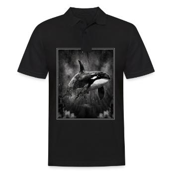 Baleine Orque Biologie marine Protection de l’environnement Conservation des espèces - Polo Homme - noir - Devant - Kai (181cm)
