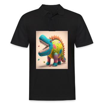 Dinosaur Lover Mexican Dinosaur Pinata - Polo Homme - noir - Devant - Kai (181cm)