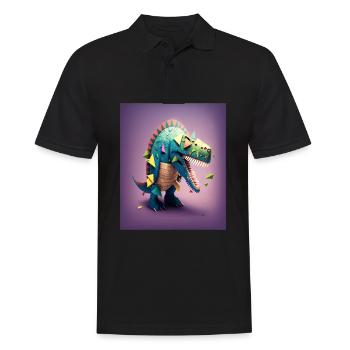 Dinosaur Lover Mexican Dinosaur Pinata - Polo Homme - noir - Devant - Kai (181cm)