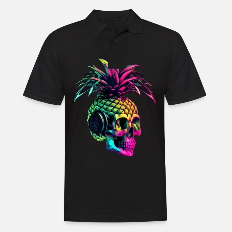 Chaton Chaton Chat Polygone Chat - Polo Homme - noir