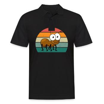 Insekt Krabbeln Fliegen Flügel Ameisen Insekten - Männer Poloshirt - Schwarz - Vorne - Kai (181cm)