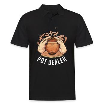 Poterie Argile Poterie Cours Poterie Poterie - Polo Homme - noir - Devant - Kai (181cm)