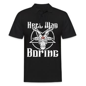 Satan Belzébuth Diable Gothique Pentagramme Mystique - Polo Homme - noir - Devant - Kai (181cm)