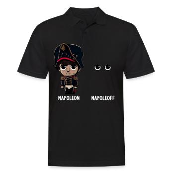 Napoleon Napoleoff Merry Napoleon Bonaparte - Men's Polo Shirt - black - Front - Kai (181cm)