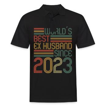 Worlds Bets Ex Husband since 2023 Divorce - Men's Polo Shirt - black - Front - Kai (181cm)