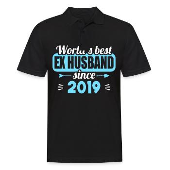 Worlds Bets Ex Husband since 2019 Divorce - Men's Polo Shirt - black - Front - Kai (181cm)