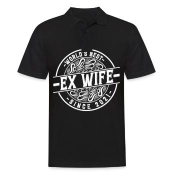 Meilleure ex-femme du monde depuis 2021 Divorce - Polo Homme - noir - Devant - Kai (181cm)