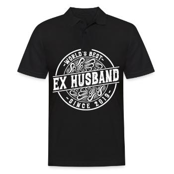 Worlds Bets Ex Husband since 2019 Divorce - Men's Polo Shirt - black - Front - Kai (181cm)