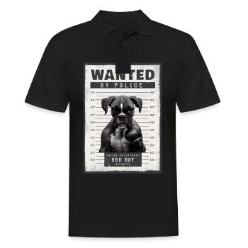 Boxer Hundebesitzer Hund Hunde Hunderasse Boxer - Männer Poloshirt - Schwarz - Vorne - Kai (181cm)