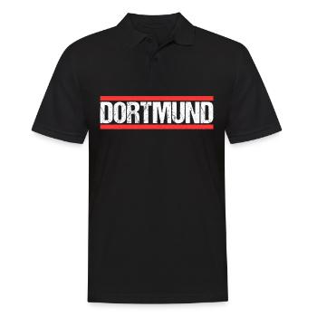 Dortmunderin Dortmunder Dortmund - Männer Poloshirt - Schwarz - Vorne - Kai (181cm)