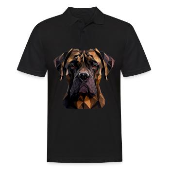 Great Dane Great Dane Dog Dogs Great Dane - Men's Polo Shirt - black - Front - Kai (181cm)
