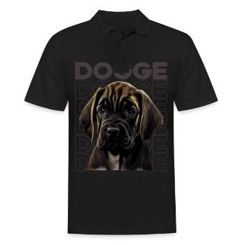 Great Dane Great Dane Dog Dogs Great Dane - Men's Polo Shirt - black - Front - Kai (181cm)
