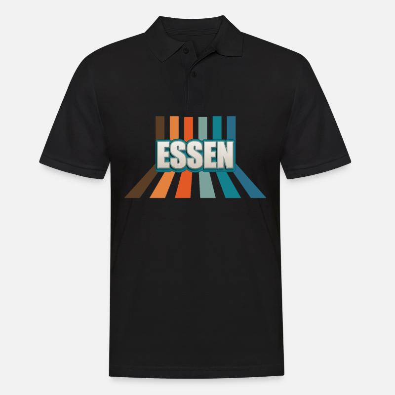 Essenerin Essener Essen - Männer Poloshirt - Schwarz