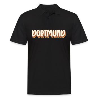 Dortmunderin Dortmunder Dortmund - Männer Poloshirt - Schwarz - Vorne - Kai (181cm)