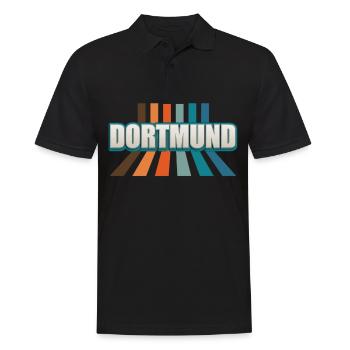 Dortmunderin Dortmunder Dortmund - Männer Poloshirt - Schwarz - Vorne - Kai (181cm)