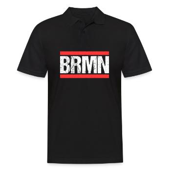 Bremerin Bremer Bremen - Männer Poloshirt - Schwarz - Vorne - Kai (181cm)