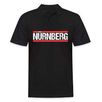 Nürnbergerin Nürnberger Nürnberg - Männer Poloshirt - Schwarz - Vorne - Kai (181cm)