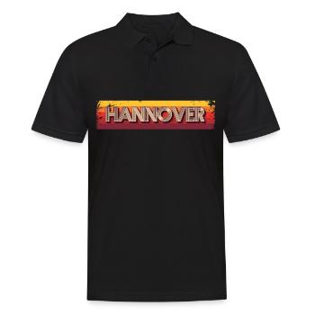 Hannoveranerin Hannoveraner Hannover - Männer Poloshirt - Schwarz - Vorne - Kai (181cm)