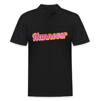 Hannoveranerin Hannoveraner Hannover - Männer Poloshirt - Schwarz - Vorne - Kai (181cm)
