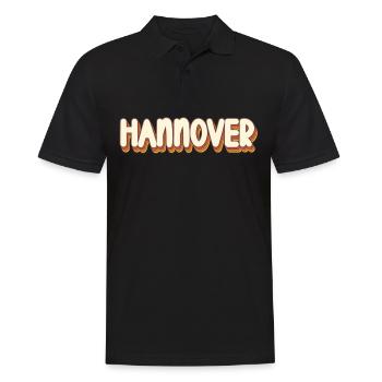 Hannoveranerin Hannoveraner Hannover - Männer Poloshirt - Schwarz - Vorne - Kai (181cm)
