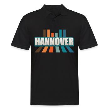 Hannoveranerin Hannoveraner Hannover - Männer Poloshirt - Schwarz - Vorne - Kai (181cm)