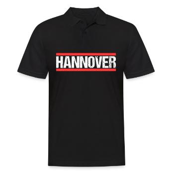 Hannoveranerin Hannoveraner Hannover - Männer Poloshirt - Schwarz - Vorne - Kai (181cm)