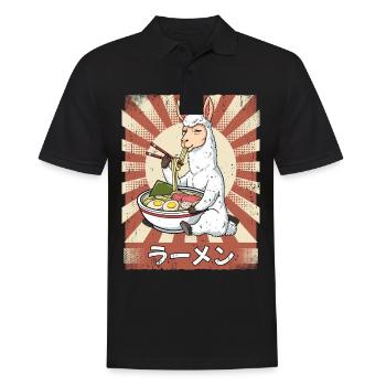 Ramen Alpaga Noodle Soup Ramen - Polo Homme - noir - Devant - Kai (181cm)