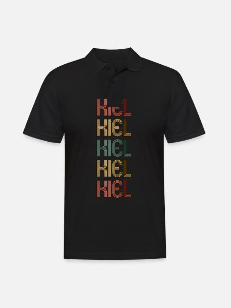 Kielerin Kieler Kiel - Men's Polo Shirt - black