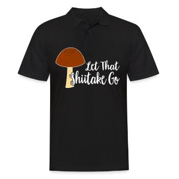 Mushroom picker mushroom mushroom hunter mushroom lover mushroom farm - Men's Polo Shirt - black - Front - Kai (181cm)