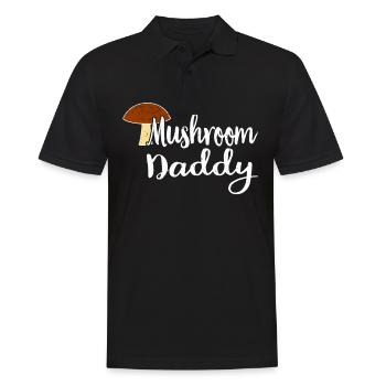 Mushroom picker mushroom mushroom hunter mushroom lover mushroom farm - Men's Polo Shirt - black - Front - Kai (181cm)