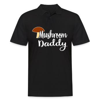 Cueilleur de champignons chasseur de champignons amateur de champignons champignons ferme - Polo Homme - noir - Devant - Kai (181cm)