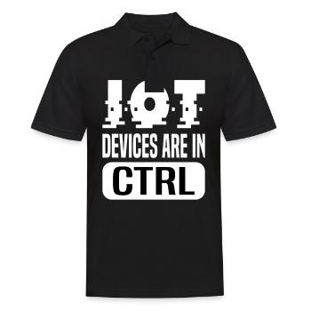 Internet Of Things IOT Programmer Admin IT - Men's Polo Shirt - black - Front - Kai (181cm)