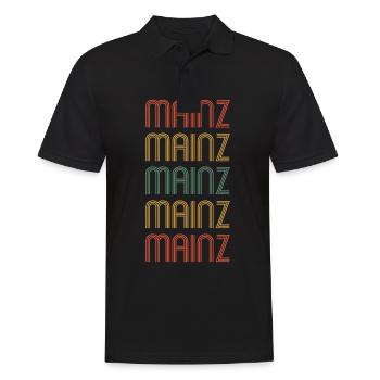 Mainzerin Mainzer Mainz - Männer Poloshirt - Schwarz - Vorne - Kai (181cm)
