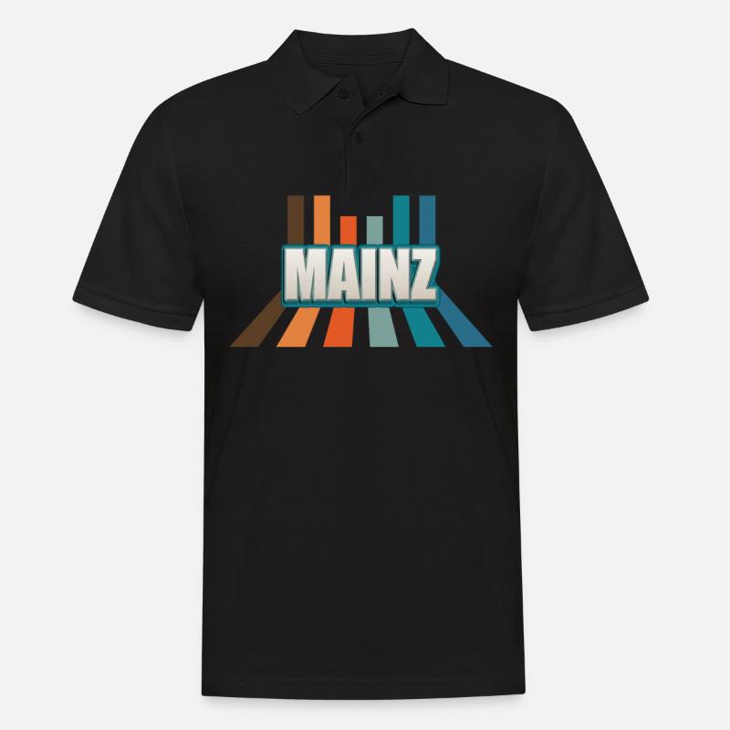 Mainzerin Mainzer Mainz - Männer Poloshirt - Schwarz