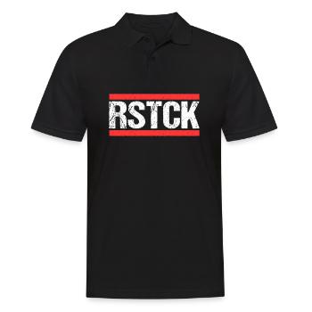 Rostockerin Rostocker Rostock - Männer Poloshirt - Schwarz - Vorne - Kai (181cm)