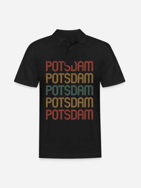 Potsdamer, Potsdamer Potsdam - Men's Polo Shirt - black